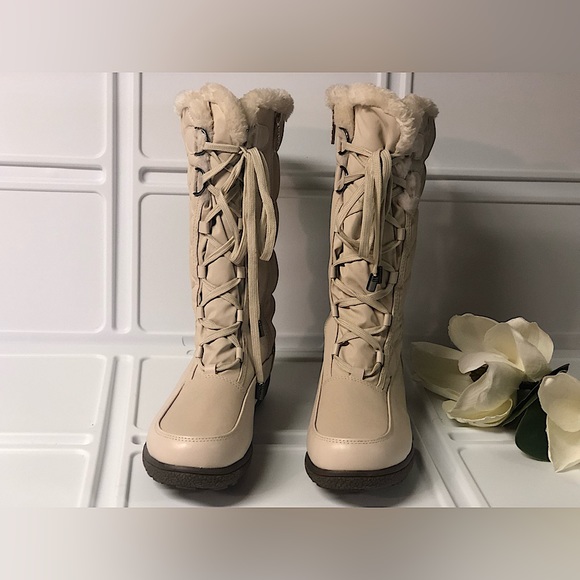 Totes Women's Tracey III Insulated Winter Boots Lace-up- WATERPROOF - Picture 3 of 4